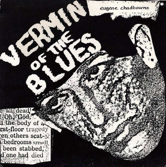 Image of Front Cover of 4015287C: LP - EUGENE CHADBOURNE WITH EVAN JOHNS & THE H-BOMBS, Vermin Of The Blues (Fundamental; SAVE 18, UK 1987)   VG/VG