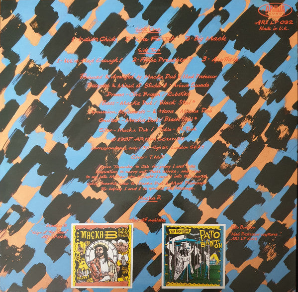 Image of Back Cover of LP - VG/VG - MACKA B, We've Had Enough! (Ariwa; ARI LP 032, UK 1988), ,  - 3916266C
