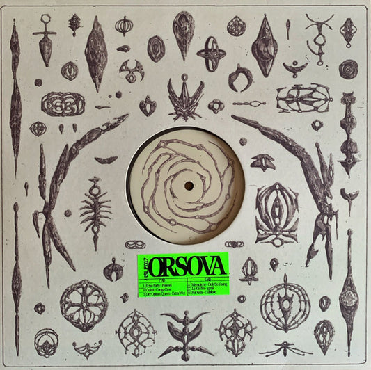 Image of Front Cover of 4045245S: LP - VARIOUS, Orsova (12th Isle; ISLE017, UK 2024, Die Cut Sleeve)   EX/EX
