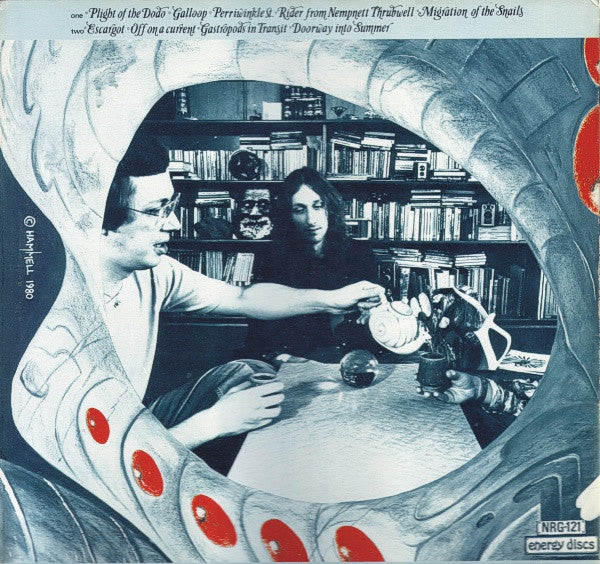 Image of Back Cover of LP - VG/EX - MELODIC ENERGY COMMISSION, Migration Of The Snails (Energy Discs ; NRG 121, Canada 1980, Insert, Poster), Sticker Damage To Sleeve,  - 4025437E