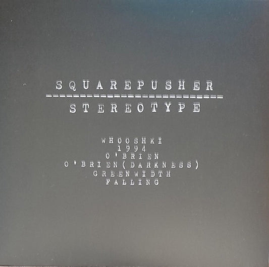 Image of Front Cover of 4335034E: 2xLP - SQUAREPUSHER, Stereotype (Warp; SQPRLP002, Europe 2025 Reissue, 2 Inners)   NEW/NEW