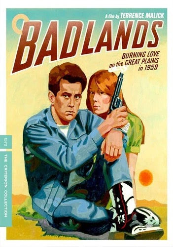 Image of Front Cover of DVD - VG+/VG+ - TERRENCE MALICK, Badlands (Criterion; , US 2013 Reissue, Booklet, Region 1 ), ,  - 4116018C