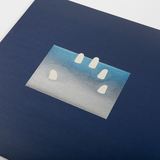 Image of Front Cover of 4145024S: LP - YOU BLEW IT!, Abendrot (Big Scary Monsters; BSM195, UK 2016, Foil Embossed Sleeve, Insert, Stickered Outer Plastic Sleeve, Blue Vinyl, Ltd to 200) Hairlines, Corner Bump  VG/VG