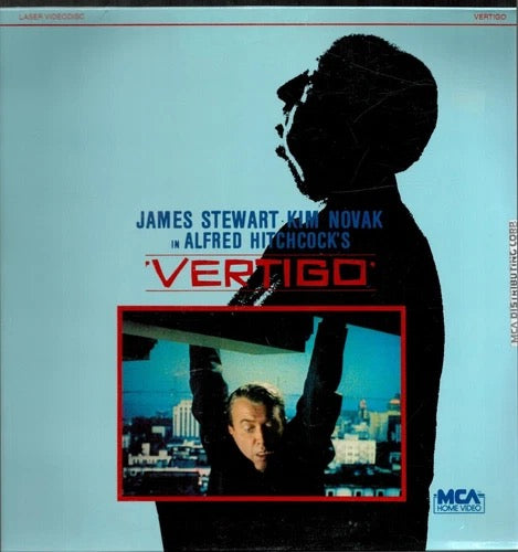 Image of Front Cover of 2xLaserdisc - VG+/EX - ALFRED HITCHCOCK, Vertigo (MCA Home Video; 40082, Japan 1984), Opened in store,  - 4135008E