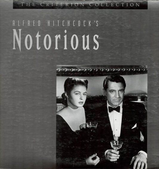 Image of Front Cover of Laserdisc - VG/VG+ - ALFRED HITCHCOCK, Notorious (The Criterion Collection ; 100A, US ), Top left corner creased ,  - 4125010E