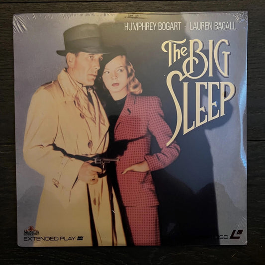 Image of Front Cover of Laserdisc - VG+/VG+ - HUMPHREY BOGART, LEUREN BACALL, The Big Sleep (MGM; ML101378, US ), ,  - 4125012E