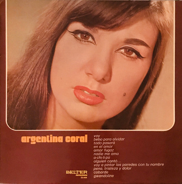 Image of Front Cover of LP - VG/VG - ARGENTINA CORAL, Argentina Coral (Belter; 22.668, Spain 1972), Sticker Mark,  - 4145182S