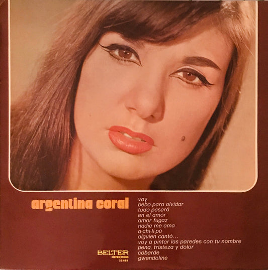 Image of Front Cover of LP - VG/VG - ARGENTINA CORAL, Argentina Coral (Belter; 22.668, Spain 1972), Sticker Mark,  - 4145182S