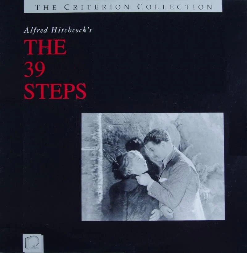 Image of Front Cover of Laserdisc - M/M - ALFRED HITCHCOCK, The 39 Steps (The Criterion Collection; 3, UK 1985, NTSC), Sealed,  - 4125127E