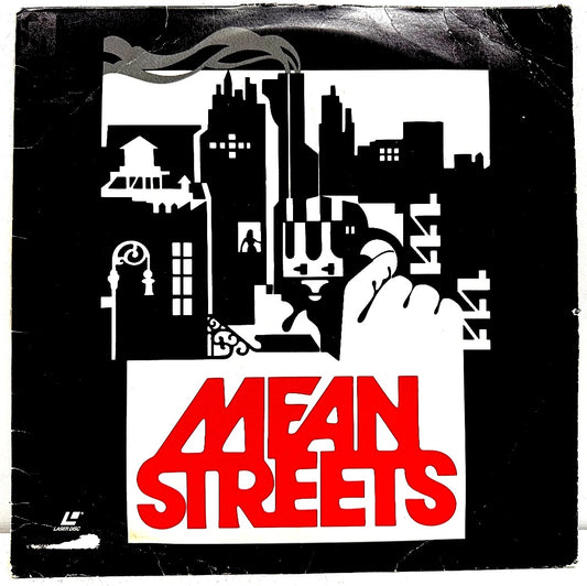 Image of Front Cover of Laserdisc - M/M - MARTIN SCORSESE, Mean Streets (Warner Brothers; 12241, UK , NTSC), Sealed,  - 4125128E