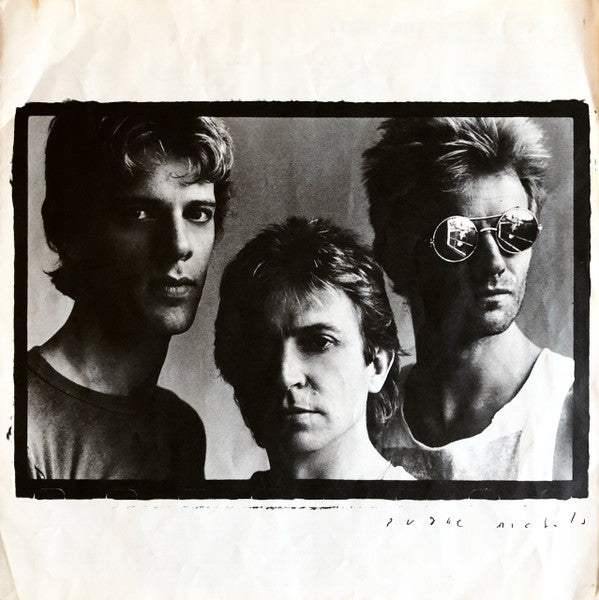 Image of Back Cover of LP - VG+/VG+ - THE POLICE, Synchronicity (A&M Records; AMP-28075, Japan 1983, Insert, with OBI), Stain on insert,  - 4125089E