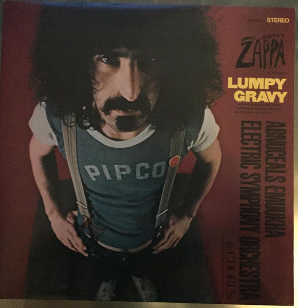 Image of Front Cover of 4115099C: LP - FRANCIS VINCENT ZAPPA CONDUCTS THE ABNUCEALS EMUUKHA ELECTRIC ORCHESTRA & CHORUS, Lumpy Gravy (Barking Pumpkin Records; BPR-7777-4, US 1985 Reissue, Gatefold, From The Old Masters Box Set)   VG/VG+
