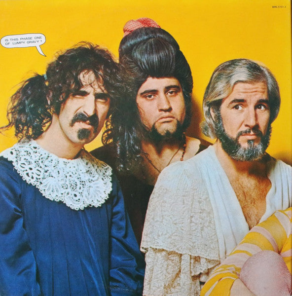 Image of Back Cover of 4115100C: LP - THE MOTHERS OF INVENTION, We're Only In It For The Money (Barking Pumpkin Records; BPR-7777-3, US 1985 Reissue, Gatefold, From The Old Masters Box Set, Remixed)   VG/VG+