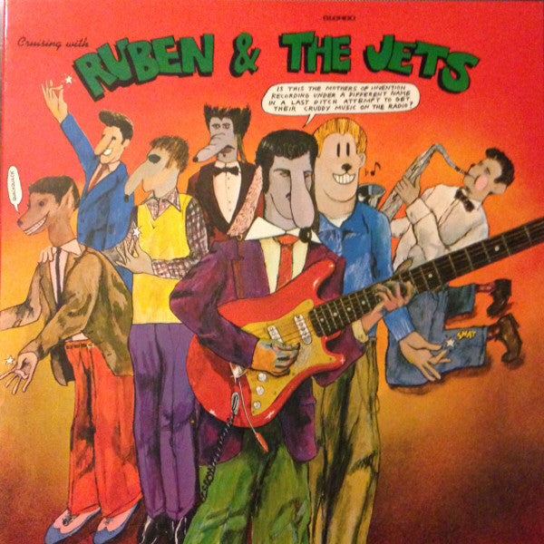 Image of Front Cover of 4115101C: LP - THE MOTHERS OF INVENTION, Cruising With Ruben & The Jets (Barking Pumpkin Records; BPR-7777-5, US 1985 Reissue, Gatefold, From The Old Masters Box Set)   VG+/VG+