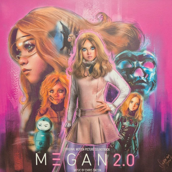 Image of Front Cover of LP - NEW/NEW - CHRIS BACON, M3gan 2.0 (Original Motion Picture Soundtrack) (Waxwork Records; WW224, US 2025, Gatefold, Booklet, Translucent Pink & White w/ Purple Splatter Vinyl), ,  - 4115162C