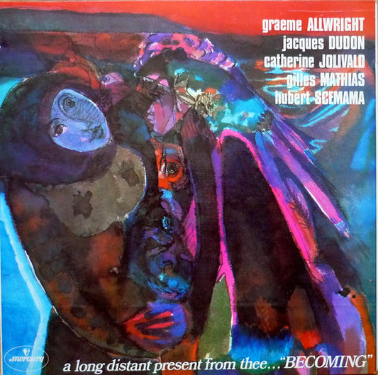 Image of Front Cover of 4115148C: LP - GRAEME ALLWRIGHT, A Long Distant Present From Thee..."Becoming" (Mercury; 6459 100, France 1970, Trifold Sleeve) Hairline Marks   VG/G+