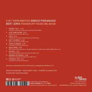 Image of Back Cover of 4155153S: CD - ENRICO PIERANUNZI, BERT JORIS, FRANKFURT RADIO BIG BAND, Chet Remembered (Challenge Records; CR 73555, Netherlands 2023)   VG+/VG+