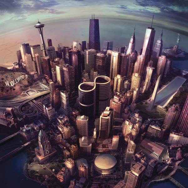 Image of Front Cover of LP - VG+/VG+ - FOO FIGHTERS, Sonic Highways (Roswell Records; 88843-09008-1, US 2014, Infinity Variant Gatefold Sleeve, Inner), ,  - 1216060C