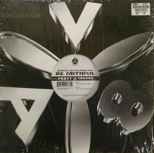 Image of Front Cover of 12" - VG/VG - CROOKLYN CLAN FEAT. FATMAN SCOOP, Be Faithful (AV8 Records; AV-86, US Reissue, Company Sleeve), ,  - 4115229C
