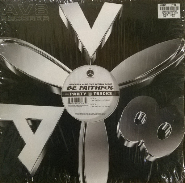 Image of Front Cover of 12" - VG/VG - CROOKLYN CLAN FEAT. FATMAN SCOOP, Be Faithful (AV8 Records; AV-86, US Reissue, Company Sleeve), ,  - 4115229C