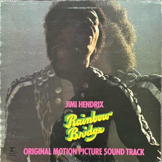 Image of Front Cover of LP - VG/VG - JIMI HENDRIX, Rainbow Bridge - Original Motion Picture Sound Track (Reprise Records; K 44159, UK 1970s Reissue, 'Made in UK' Above Speed Indicator, Warner Logo at end of Rim Text on Label), Hairlines, Edge wear,  - 4115243C