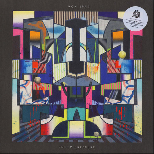 Image of Front Cover of LP - EX/VG+ - VON SPAR, Under Pressure (Bureau B; BB322, Germany 2019, Black Inner, Neo-Kraut Rock. Violet Transparent Vinyl), With label catalogue. In hype stickered shrinkwrap.,  - 4145365S