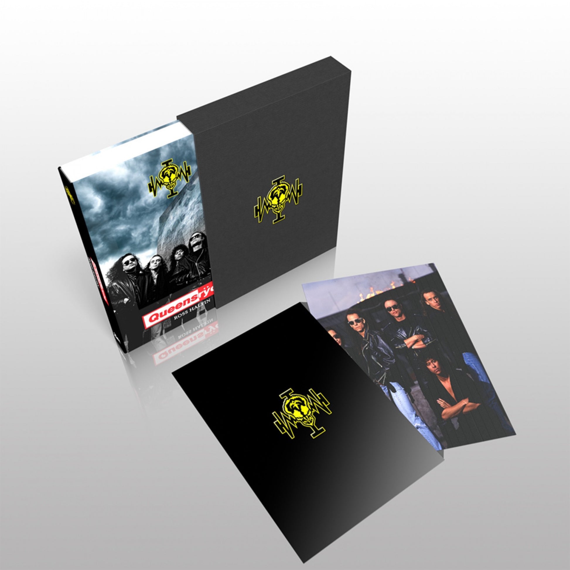 Image of Front Cover of Book - VG+/VG+ - ROSS HALFIN, Queensr che BY ROSS HALFIN (; RSLE109, Worldwide 2023, Hardback, Slipcase, '3D' Lenticular image in sealed envolope.Book is signed by the band and Ross Halfin. Limited Ed 120/350), , A VERY LIMITED SIGNED EDITION OF JUST 350 NUMBERED COPIESComing in at over 300 pages and printed on high-quality art paper, Queensr che by Ross Halfin is available in a run of just 350 numbered copies worldwide. Each book is presented in a luxury slipcase and comes with a 