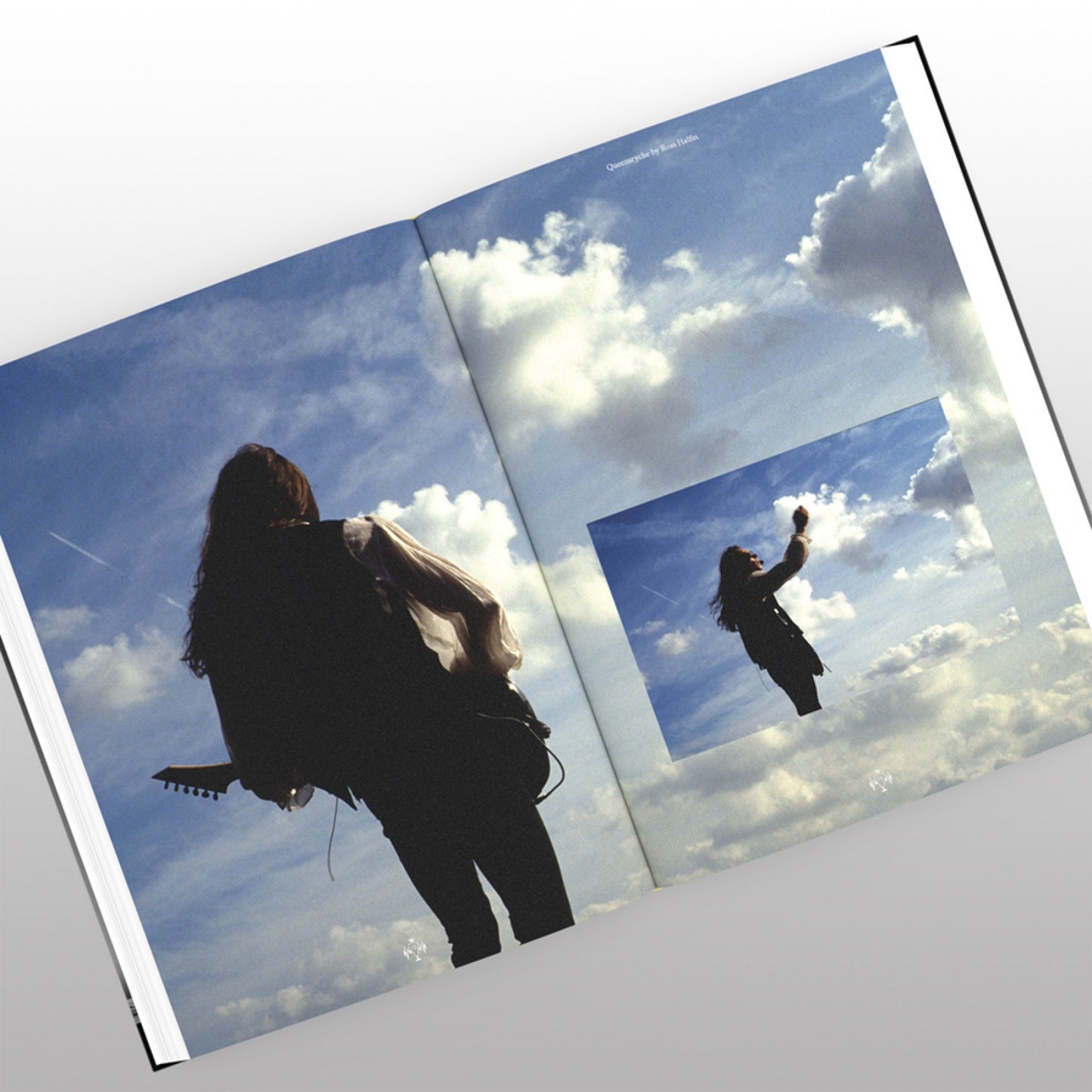 Image of Back Cover of Book - VG+/VG+ - ROSS HALFIN, Queensr che BY ROSS HALFIN (; RSLE109, Worldwide 2023, Hardback, Slipcase, '3D' Lenticular image in sealed envolope.Book is signed by the band and Ross Halfin. Limited Ed 120/350), , A VERY LIMITED SIGNED EDITION OF JUST 350 NUMBERED COPIESComing in at over 300 pages and printed on high-quality art paper, Queensr che by Ross Halfin is available in a run of just 350 numbered copies worldwide. Each book is presented in a luxury slipcase and comes with a s