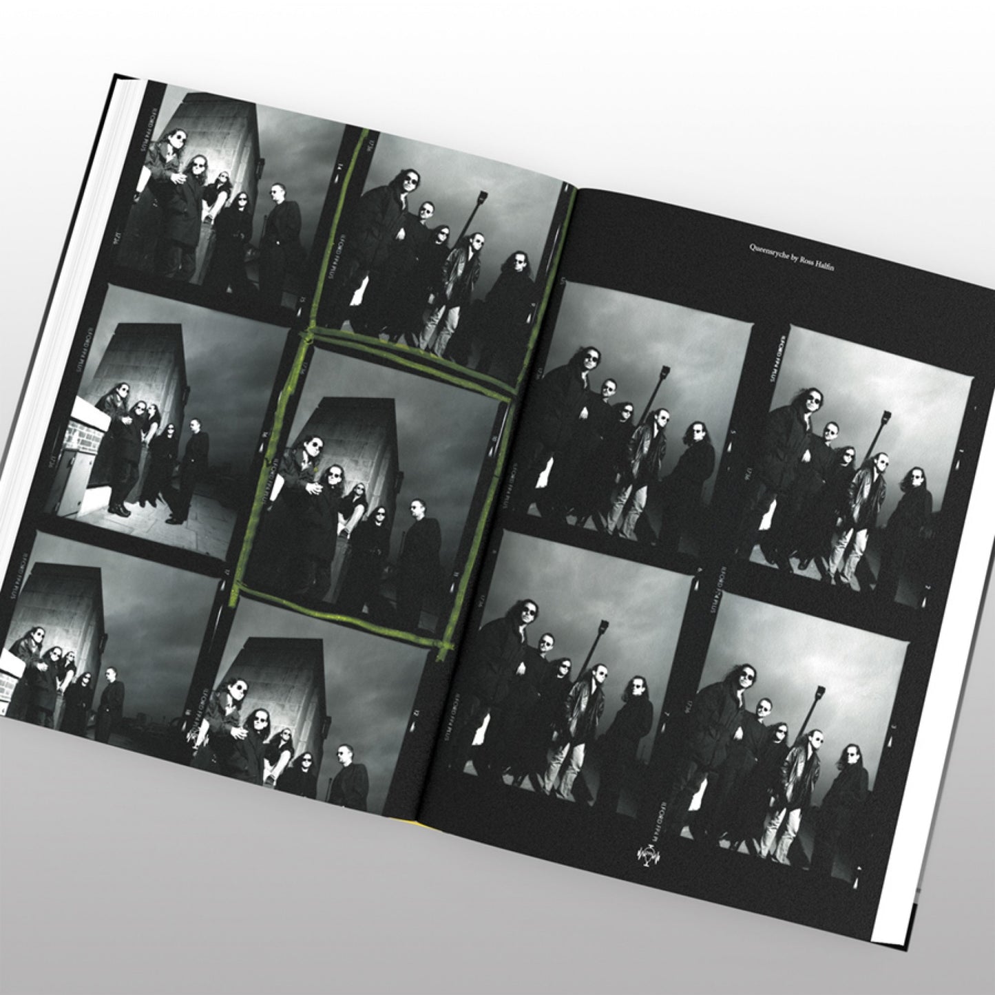 Image of Label Cover of Book - VG+/VG+ - ROSS HALFIN, Queensr che BY ROSS HALFIN (; RSLE109, Worldwide 2023, Hardback, Slipcase, '3D' Lenticular image in sealed envolope.Book is signed by the band and Ross Halfin. Limited Ed 120/350), , A VERY LIMITED SIGNED EDITION OF JUST 350 NUMBERED COPIESComing in at over 300 pages and printed on high-quality art paper, Queensr che by Ross Halfin is available in a run of just 350 numbered copies worldwide. Each book is presented in a luxury slipcase and comes with a 