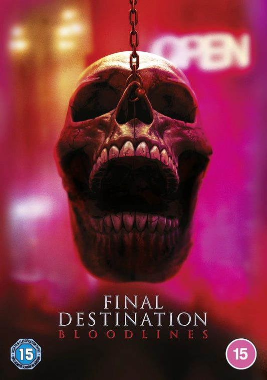 Image of Front Cover of DVD - VG+/VG+ - ZACH LIPOVSKY, ADAM B. STEIN, Final Destination: Bloodlines (Warner Bros; 5051892253949, UK 2025), , Plagued by a violent recurring nightmare, Stefani heads home to track down the one person who might be able to save her family. - 4115401C
