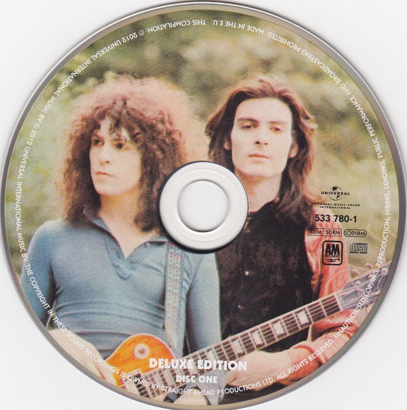 Image of Label Cover of 3xCD - VG+/VG+ - T. REX, Electric Warrior (40th Anniversary Super Deluxe Edition) (Universal Music Group International; 533 780-3, Europe 2012 Reissue, Box Set, Hardback Book, Includes DVD, Hardback Book, Poster, Coaster & Memorabilia.), Nice copy showing minimal sign of use.,  - 4115309C