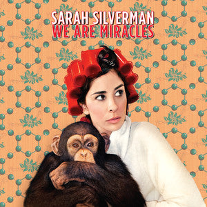 Image of Front Cover of 4145380S: LP - SARAH SILVERMAN, We Are Miracles (Sub Pop; SP 1099, US 2014, Teal Vinyl, Ltd to 750) No signed print, Still in opened shrinkwrap  VG+/VG+