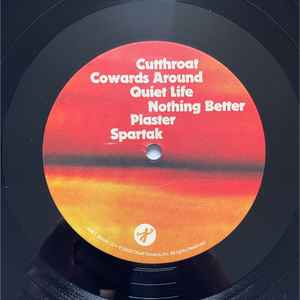 Image of Label Cover of 4225045E: LP - SHAME, Cutthroat (Dead Oceans; DOC384LP-V1, Europe 2025, Test Pressing, Signed by all members, Numbered, Ltd to 100, Discogs states White Label but is standard label) No 78. SEALED  EX/M