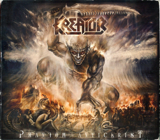 Image of Front Cover of 2xCD - VG+/VG+ - KREATOR, Phantom Antichrist (Nuclear Blast ; NB 2588-8, US 2012), ,  - 4155198S