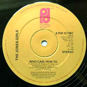 Image of Label Cover of 12" - VG/VG - JONES GIRLS, You Gonna Make Me Love Somebody Else (PIR; 2Z8 3682, US 1979, Stickered Co Slv), Light marks. Ringwear on company sleeve.,  - 3546319S
