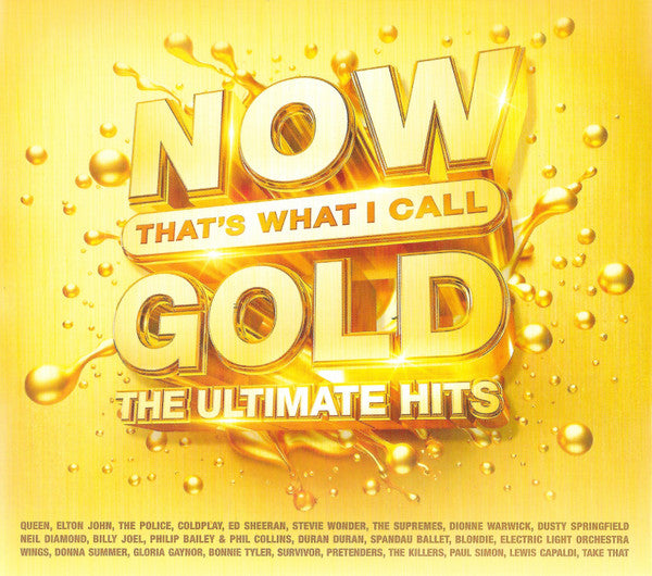 Image of Front Cover of 4235004E: 4xCD - VARIOUS, Now That's What I Call Gold: The Ultimate Hits (Sony Music; CDNNNOW155, UK 2025, Gatefold)   EX/EX