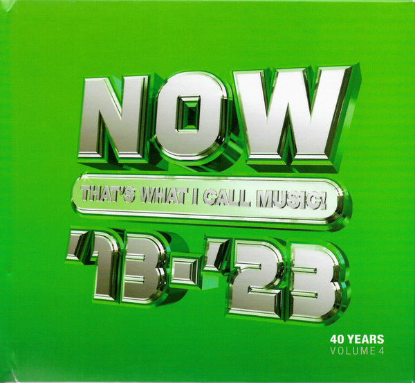 Image of Front Cover of 4235005E: 3xCD - VARIOUS, Now That's What I Call Music '13-'23: 40 Years Volume 4 2013-2023 (Sony Music; CDN401323, UK 2023, Book Sleeve, Stapled In Booklet)   EX/EX