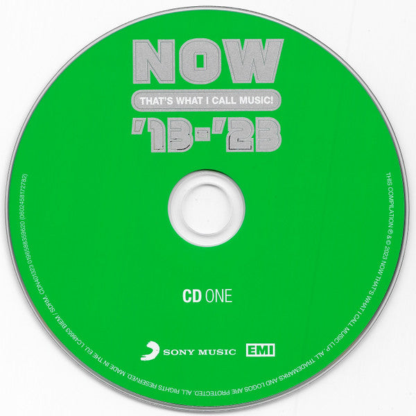 Image of Label Cover of 4235005E: 3xCD - VARIOUS, Now That's What I Call Music '13-'23: 40 Years Volume 4 2013-2023 (Sony Music; CDN401323, UK 2023, Book Sleeve, Stapled In Booklet)   EX/EX