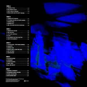 Image of Back Cover of LP - EX/EX - JACK WHITE, Break It All Down!!! (Third Man Records; TMR 1078, US 2025, Book-Style Gatefold, Poster & Photo, Blue Vinyl, White Vinyl, Single Black Vinyl, Embroided Patch), Still SEALED In Shrinkwrap,  - 0526345E
