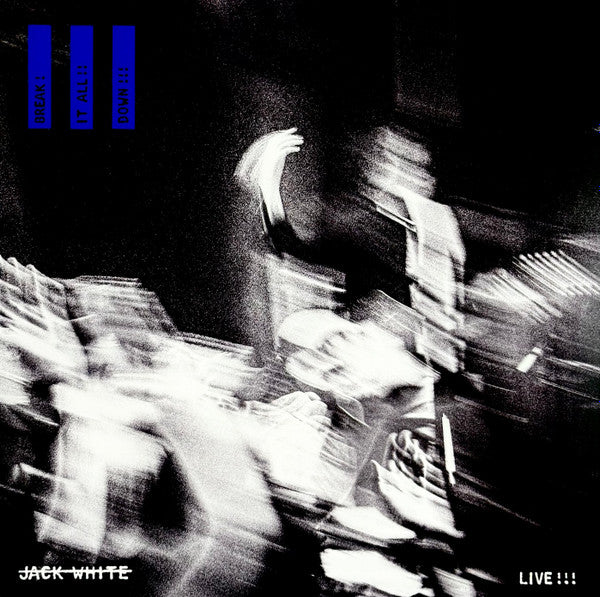 Image of Front Cover of LP - EX/EX - JACK WHITE, Break It All Down!!! (Third Man Records; TMR 1078, US 2025, Book-Style Gatefold, Poster & Photo, Blue Vinyl, White Vinyl, Single Black Vinyl, Embroided Patch), Still SEALED In Shrinkwrap,  - 0526345E