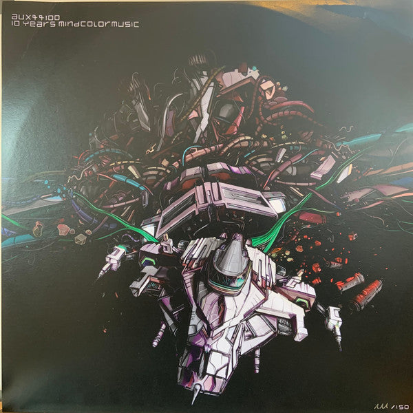 Image of Front Cover of 3xLP - VG/VG - VARIOUS, aux44100 - 10 Years mindcolormusic (mindcolormusic; aux44100, Germany 2020, 2 Inners & Numbered Insert, Numbered Limited Edition), 14/150. Some very light storage marks. Otherwise discs look great.,  - 4215017C