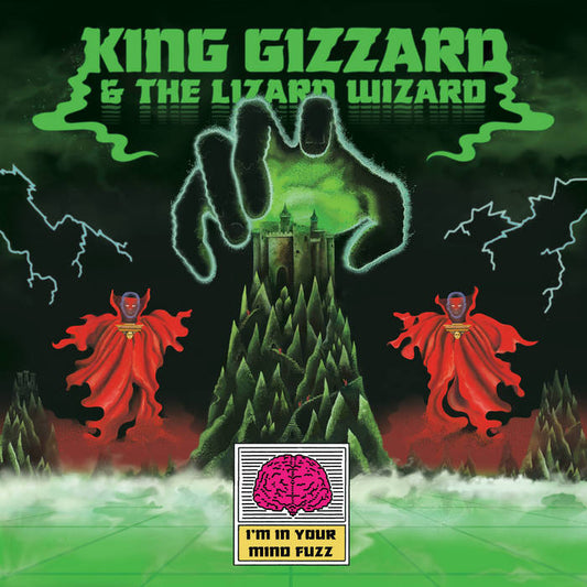 Image of Front Cover of 4435015E: LP - KING GIZZARD & THE LIZARD WIZARD, I'm In Your Mind Fuzz (Heavenly Recordings; HVNLP109X, Europe 2025 Reissue, Black Bio-vinyl)   NEW/NEW