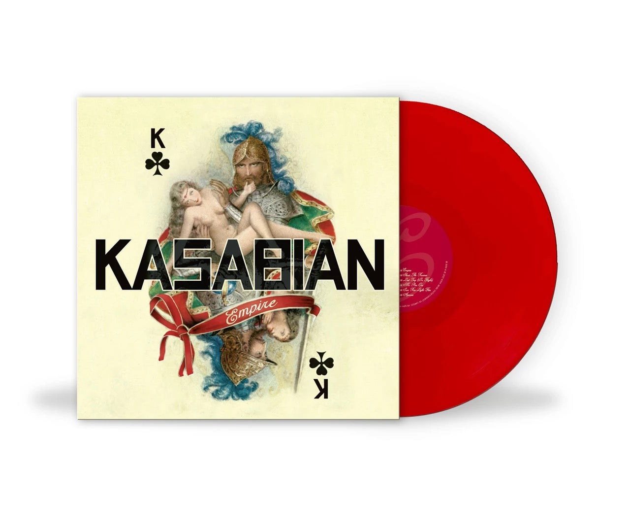 Image of Label Cover of LP - NEW/NEW - KASABIAN, Empire (Sony; 198029445817, Europe , National Album Day, Red Vinyl, First release on 12" Vinyl ), ,  - 4235028E