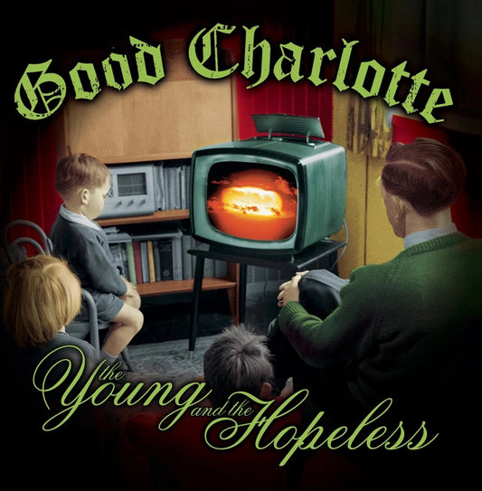 Image of Front Cover of 4235034E: LP - GOOD CHARLOTTE, The Young and the Hopeless (Sony ; 198029499919, Europe 2025, Inner, National Album Day, Nuclear Orange Vinyl. First time available on vinyl outside the US.)   NEW/NEW