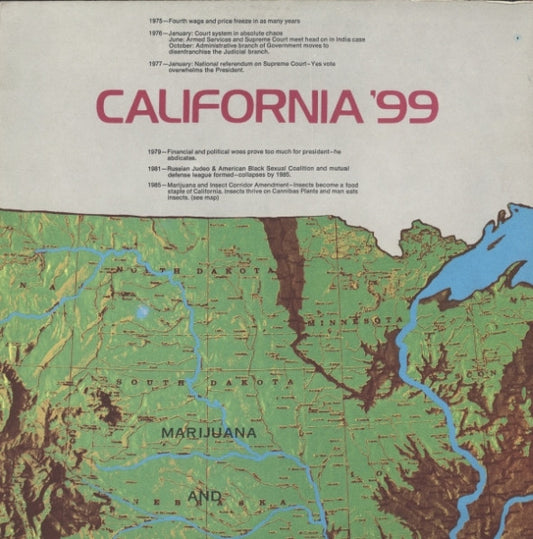 Image of Front Cover of 4245045S: LP - JIMMIE HASKELL, California '99 (ABC Records; ABCX-728, US 1971, Textured Fold Out Poster Sleeve, Inner) Paper scuffs and very slight dishing. Heavy edge wear, water damage, staining and punch hole.  G+/VG