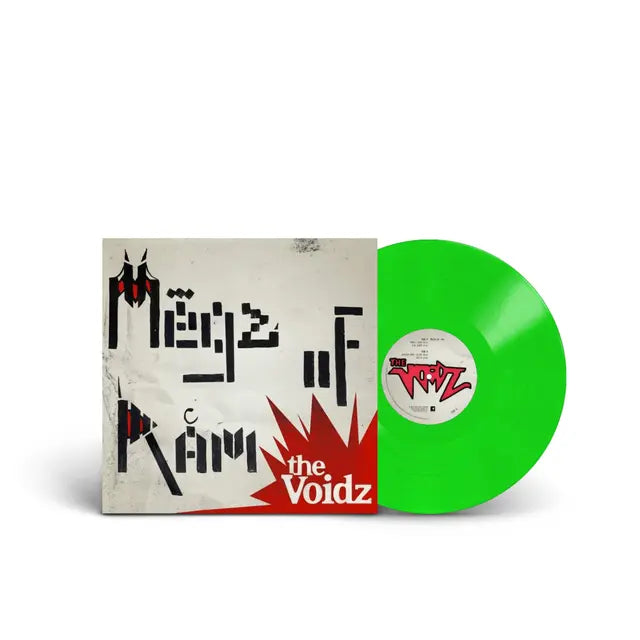 Image of Back Cover of 10" EP - NEW/NEW - THE VOIDZ, Megz of Ram (Diggers Factory; CULT500LP, Europe 2025, Neon Green Vinyl), ,  - 4735196E