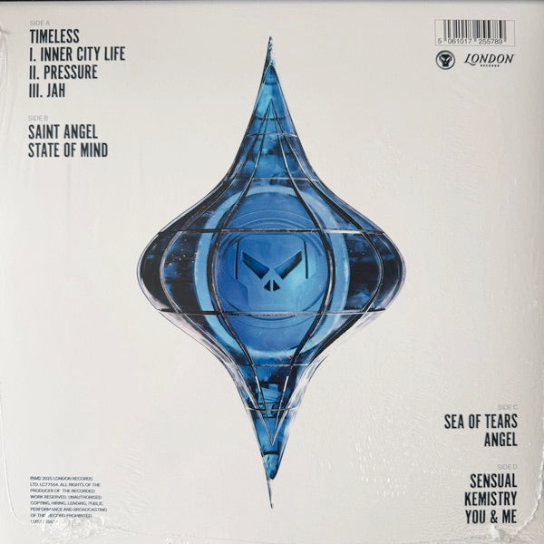 Image of Back Cover of 2xLP - NEW/NEW - GOLDIE, Timeless (London Records; LMS1725578, Europe 2025 Reissue, 2 Inners, White Vinyl), ,  - 1936174E