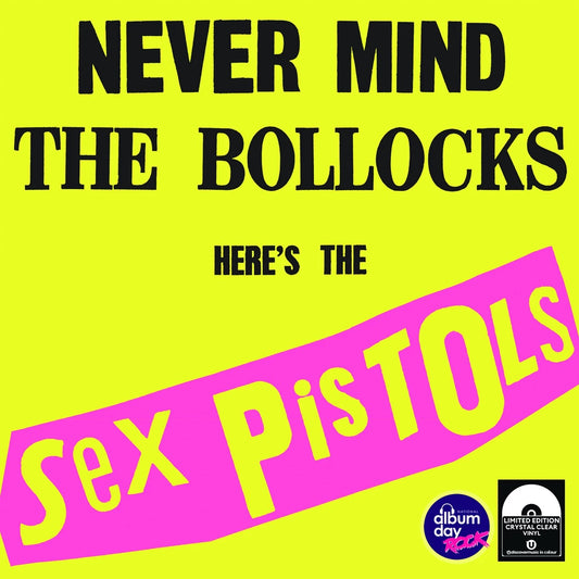 Image of Front Cover of 4255081S: LP - THE SEX PISTOLS, Never Mind the Bollocks, Here's the Sex Pistols (Universal; SexPisNAD25, Europe 2025, Natinal Album Day, Clear Vinyl )   NEW/NEW