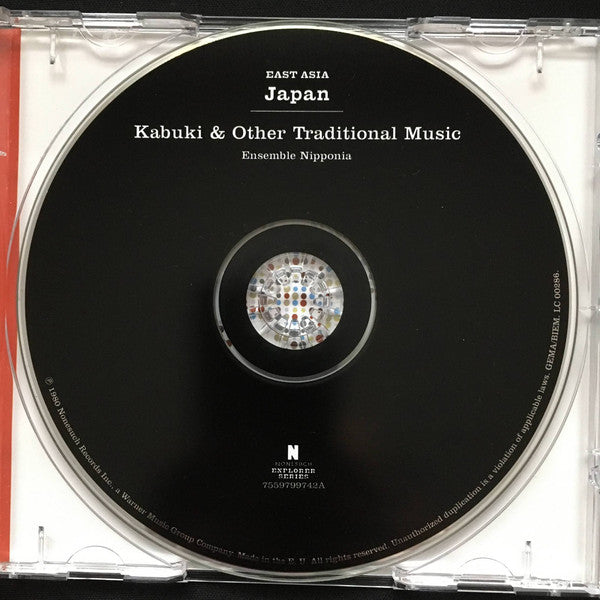 Image of Label Cover of CD - VG+/VG+ - ENSEMBLE NIPPONIA, Japan (Kabuki & Other Traditional Music) (Nonesuch; H-72084, Europe 2007), ,  - 4255031S