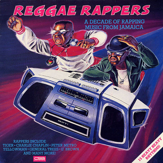 Image of Front Cover of LP - EX/EX - VARIOUS ARTISTS, Reggae Rappers (CSA Records; CSLP 28, UK 1990), ,  - 4215089C